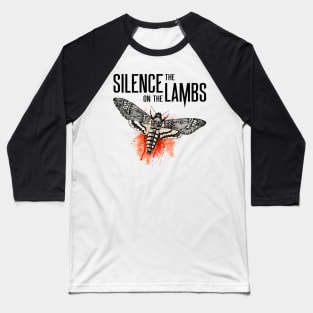 Retro Silence Movie Quote Design Baseball T-Shirt